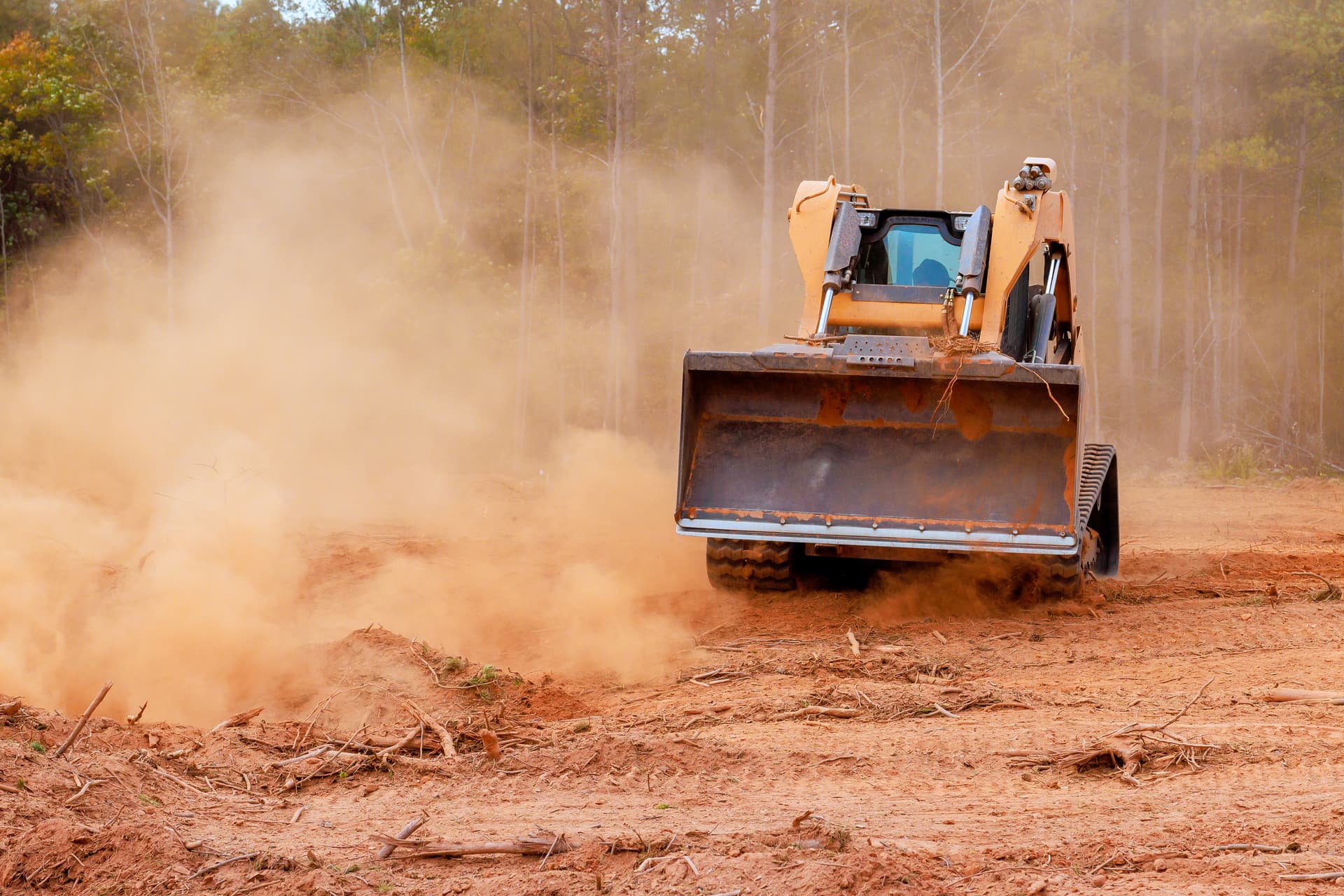 Land clearing operation